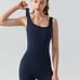 alo yoga jumpsuit with hollowed out back for slimming and chest cushion size:M