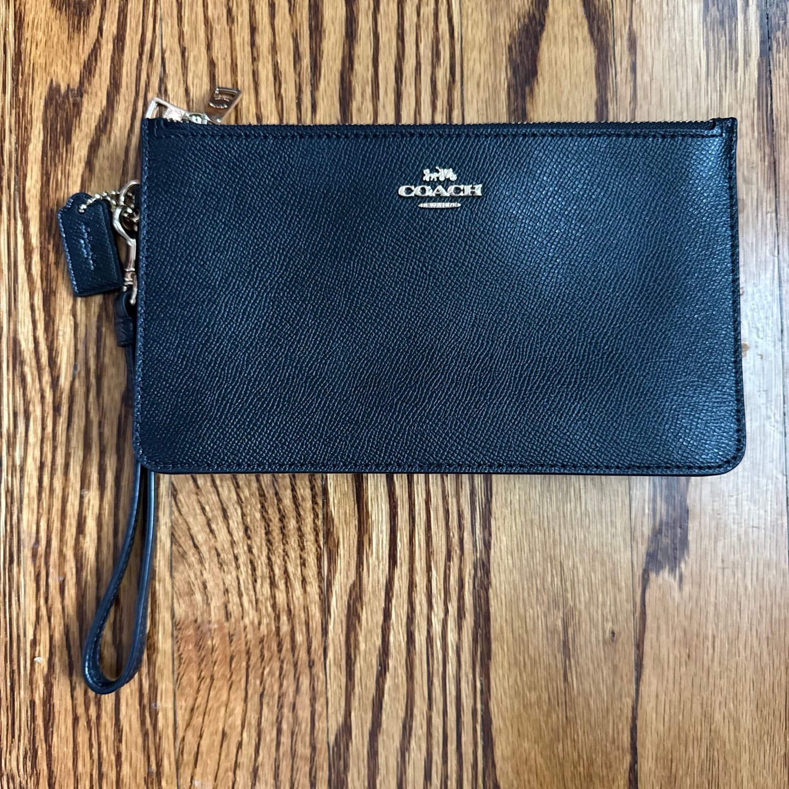 COACH F12081 CROSBY CLUTCH IN CROSSGRAIN LEATHER