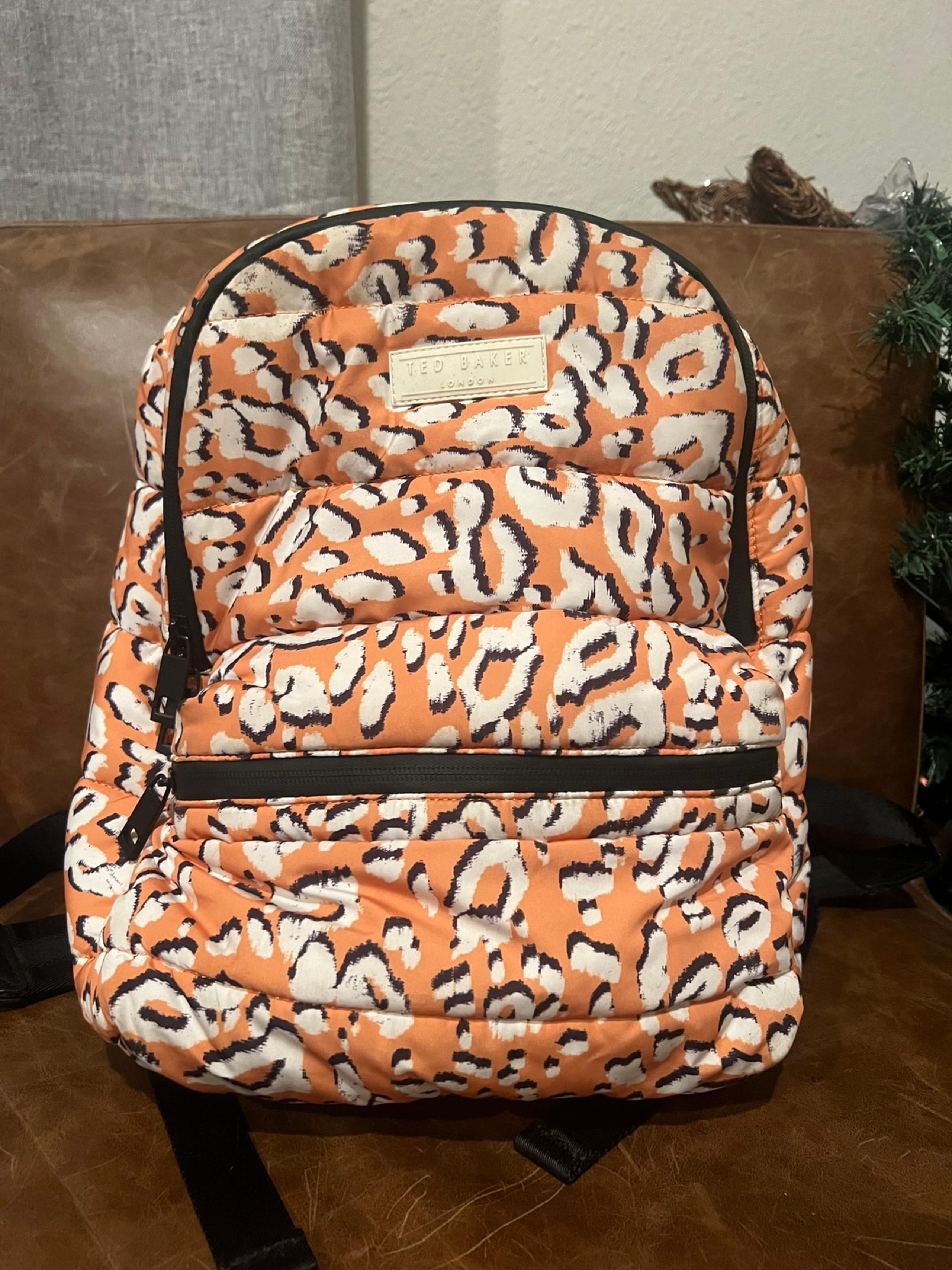 Ted baker orange leopard Backpack