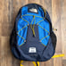 The North Face Jester Backpack Blue Travel Hiking School Adjustable Strap 6593
