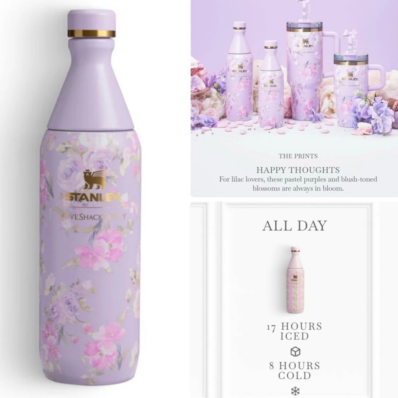 The Stanley X LoveShackFancy All Day Slim Bottle | 20 Oz