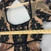 For Love and Lemons Dress SZ Medium Black Velvet Trim Embroidered Lace Nude NWOT