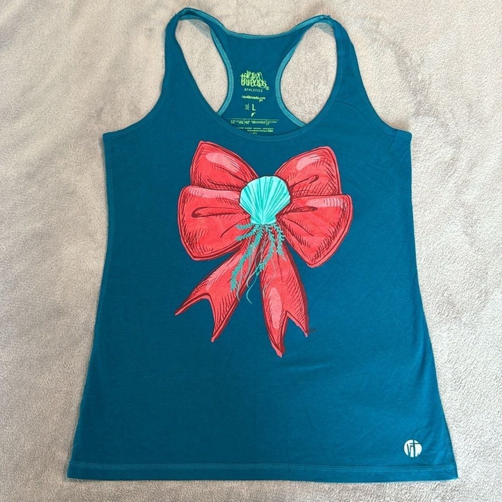Womens Raw Threads Princess Ariel Athletic Tank Top Size Large