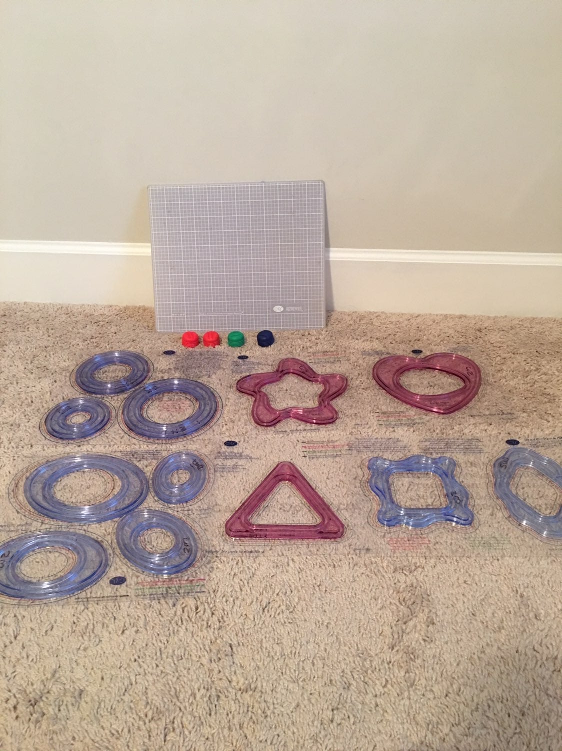 Creative memories sizing template lot