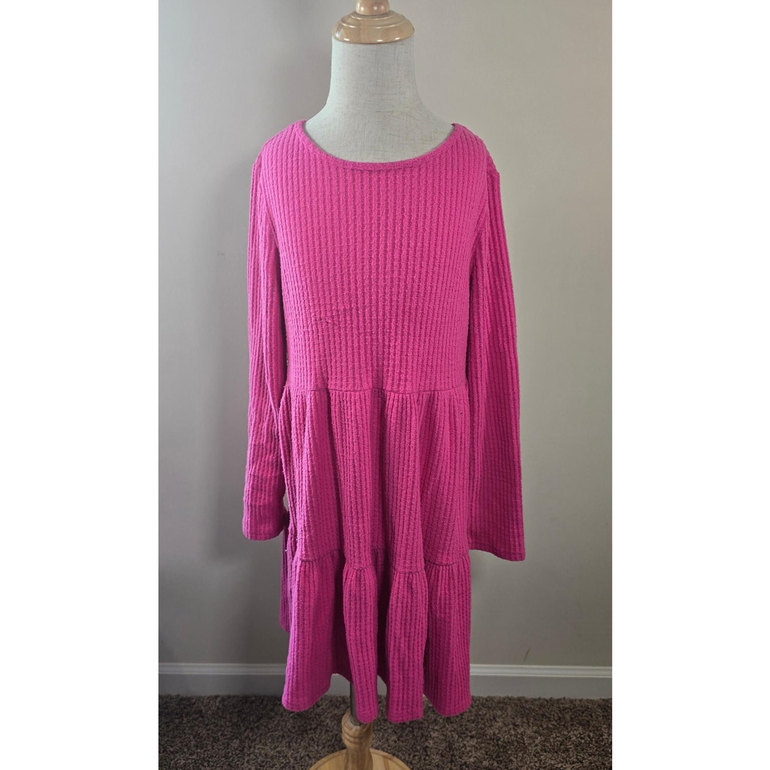 Jumping Beans Sweater Dress Long Sleeve Pink Size 10