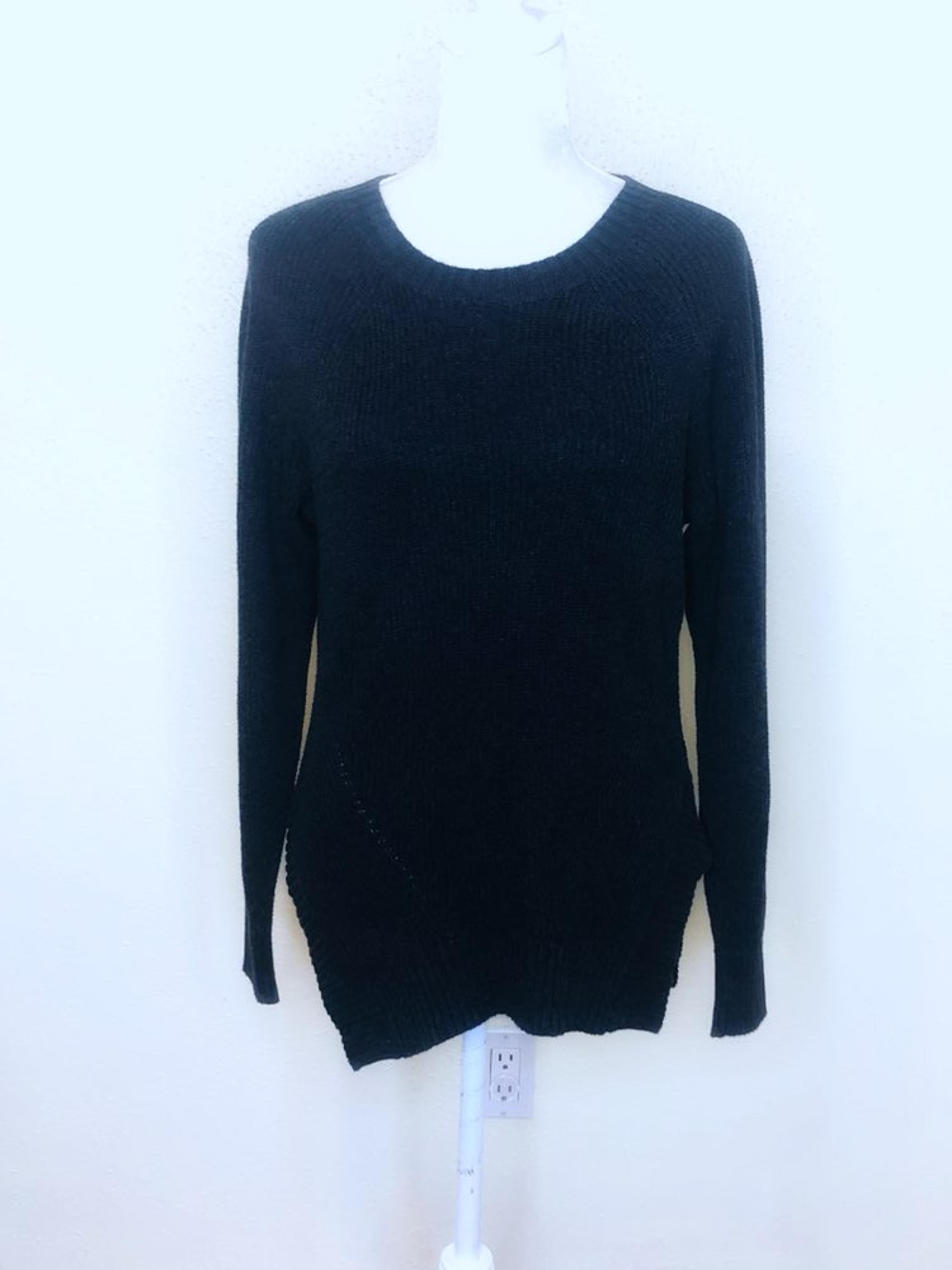 Michael Stars Gray Scoop Neck Sweater