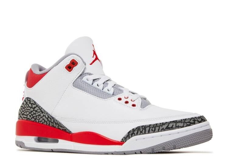 AIR JORDAN 3 RETRO FIRE RED 2022 DN3707-160 | white/fire red/cement grey/black