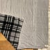 Woolrich Home Fleece Throw Blanket Grey Black Plaid Fuzzy Cozy 47 x 70