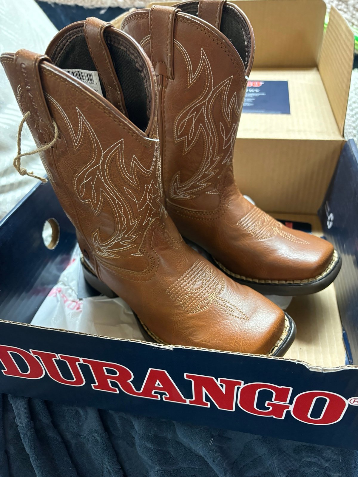 Kids size 13 Durango boots new never used!