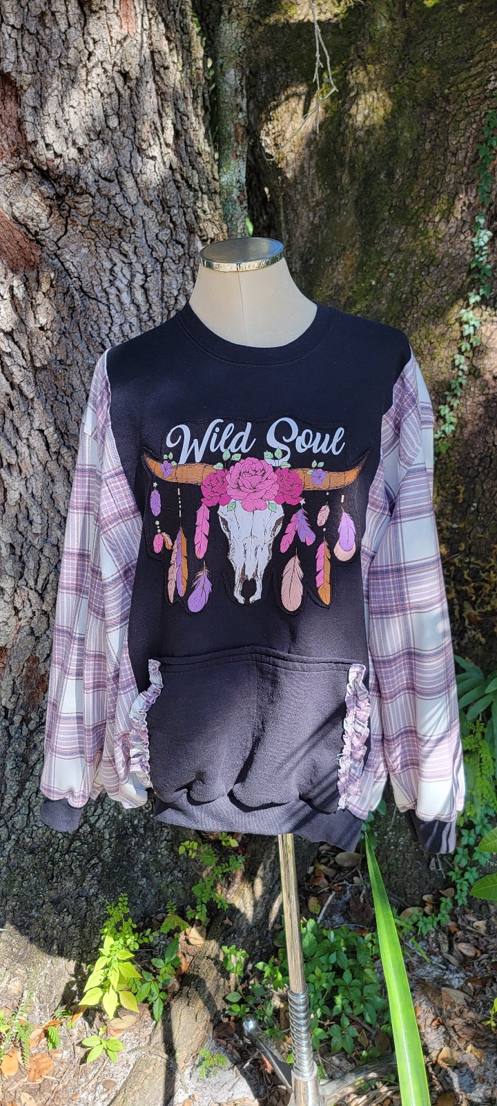 Upcycled Wild Soul Sweater
