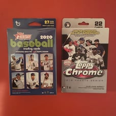 Lot 2020 Baseball MLB Hanger Boxes Topps Heritage and Topps Chrome