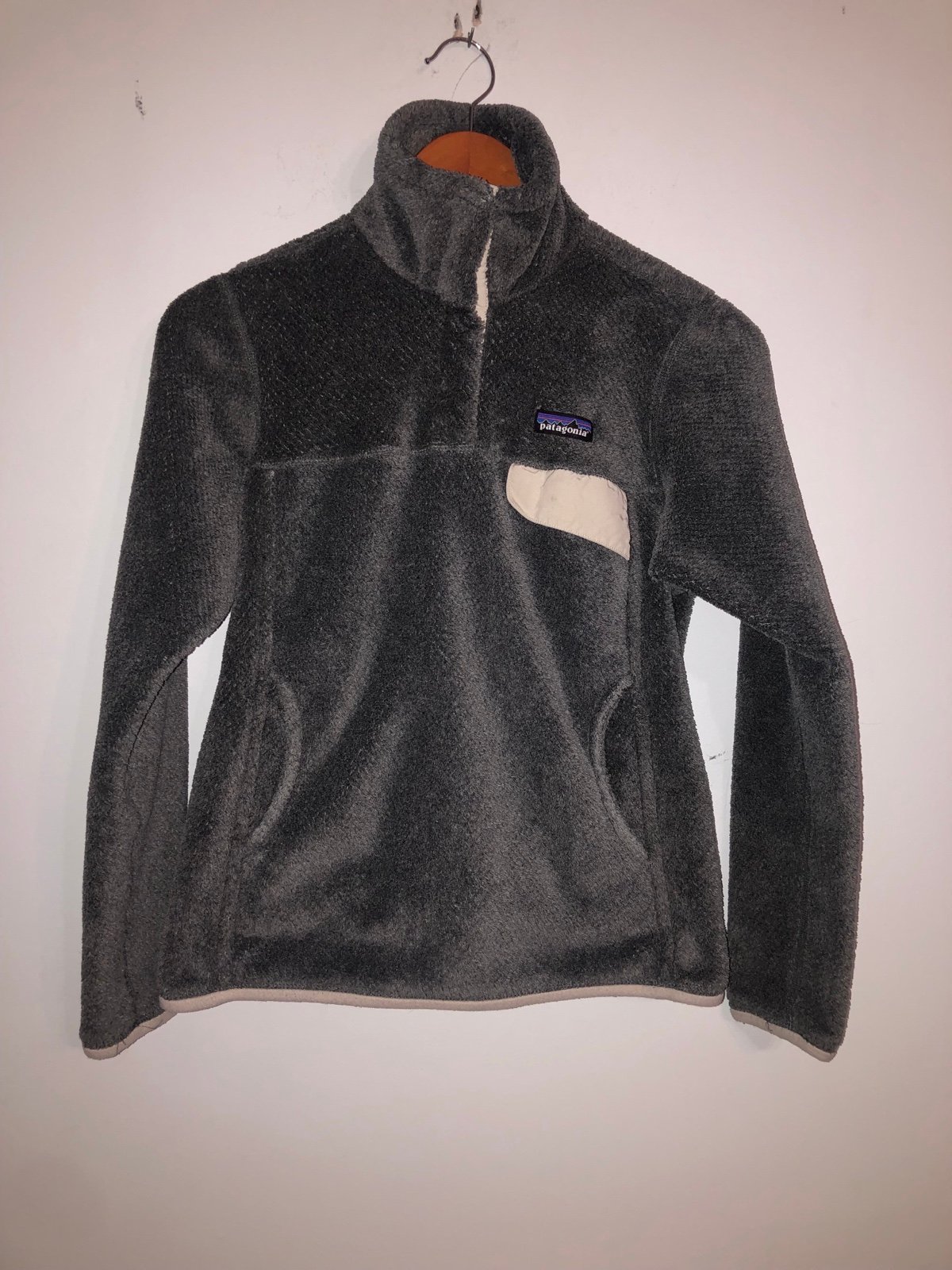 Patagonia Re Tool Snap T Small Gray Fleece Jacket Polartec Womens Pullover Small