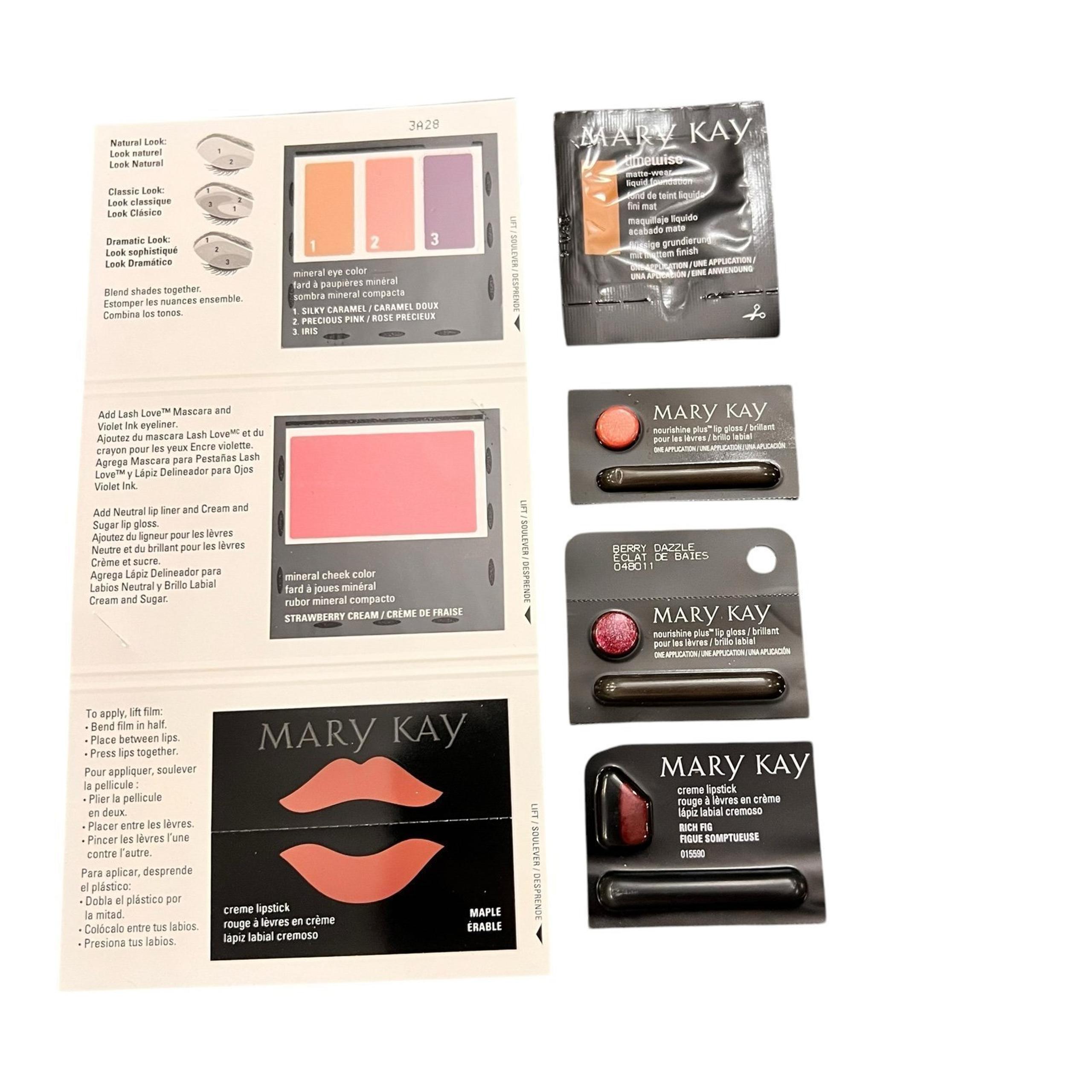 Mary Kay Lot Assorted Samples New & Discontinued Colors Single Use Travel #112