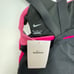 NWT Nike Women’s Essential Scoop Neck Colorblock Tankini Black/pink Size M