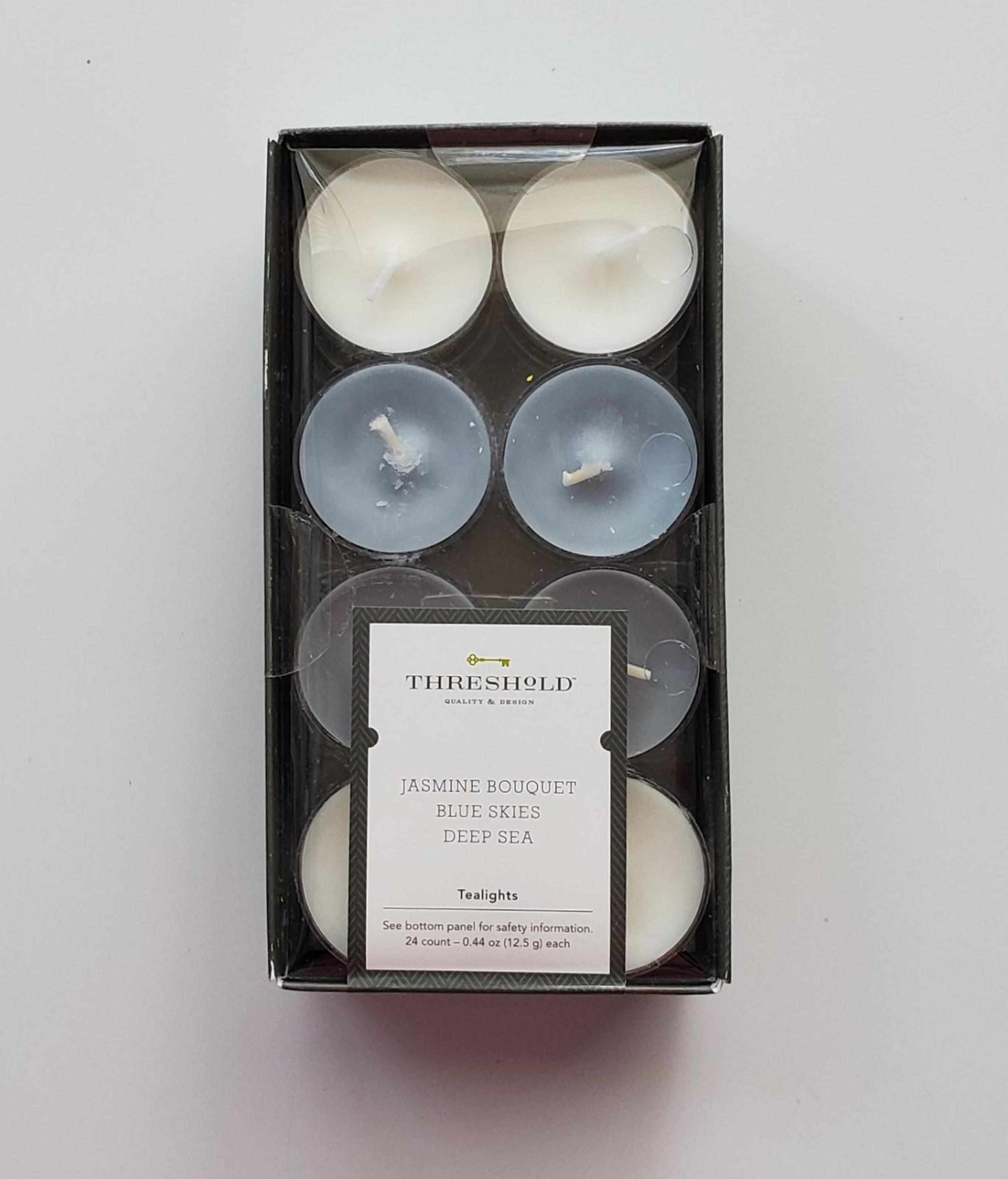 Threshold 24 Count Tealights- Jasmine Bo
