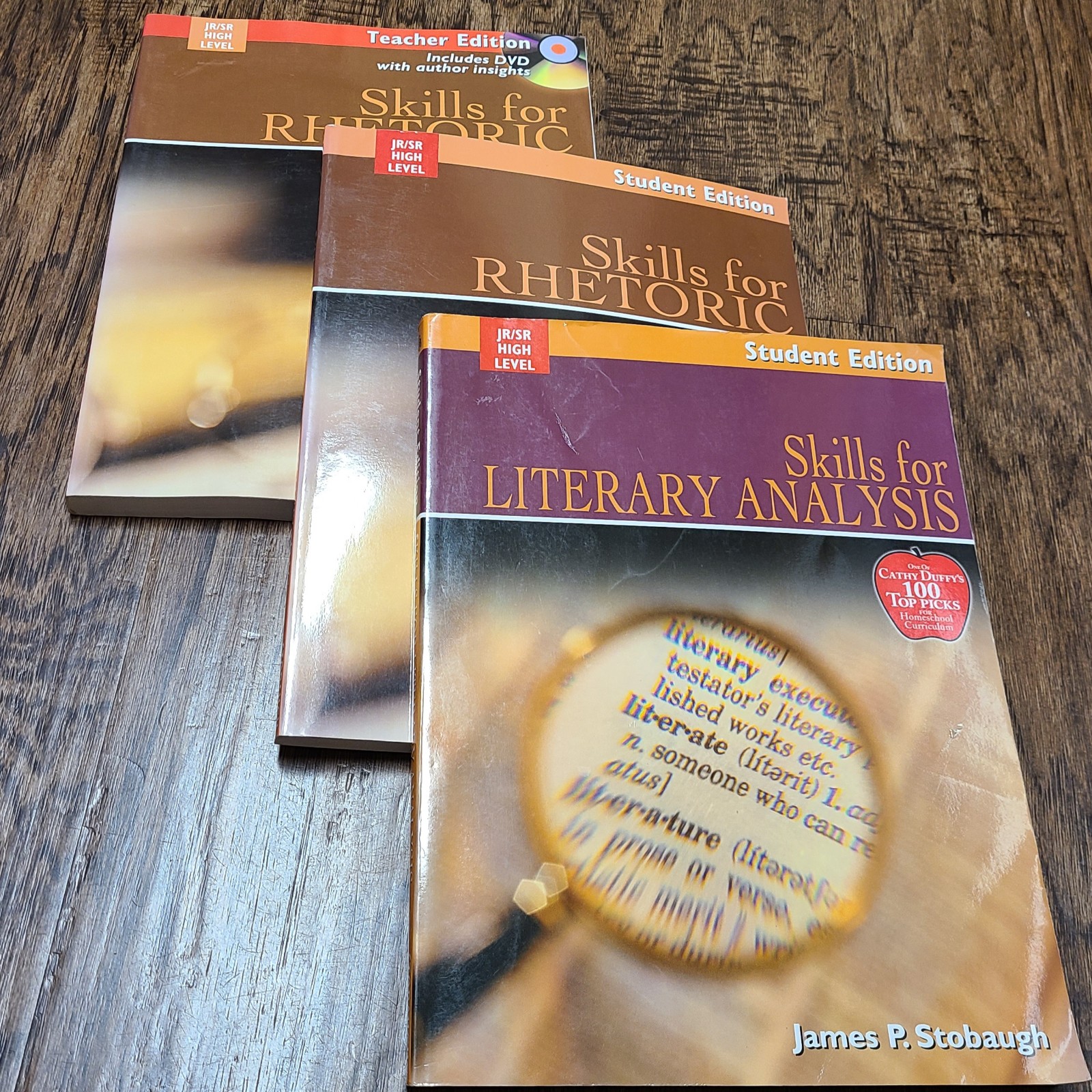 Lot Literary Analysis Skills Student Rhetoric Teacher Guide Homeschool Writing