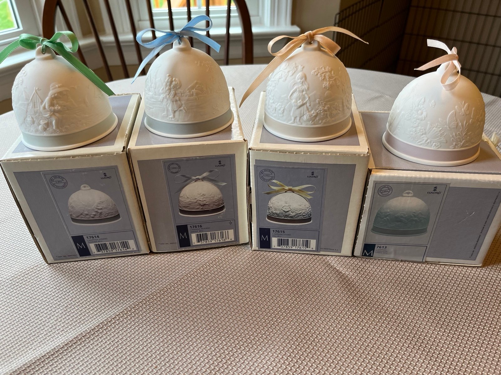 Lladro Vintage Collector’s Society 4 Seasons Bells