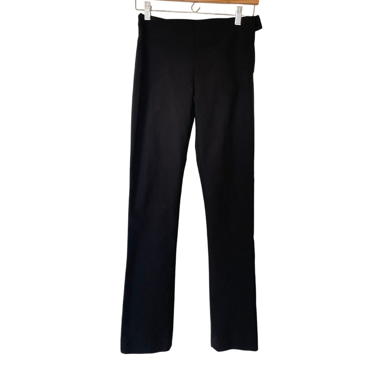 MM LaFleur Black The Foster Cigarette PowerStretch Cotton Blend Pants • Size 0