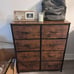 Dresser for Bedroom, Chest of Drawers, Closet Storage with 8 Drawers