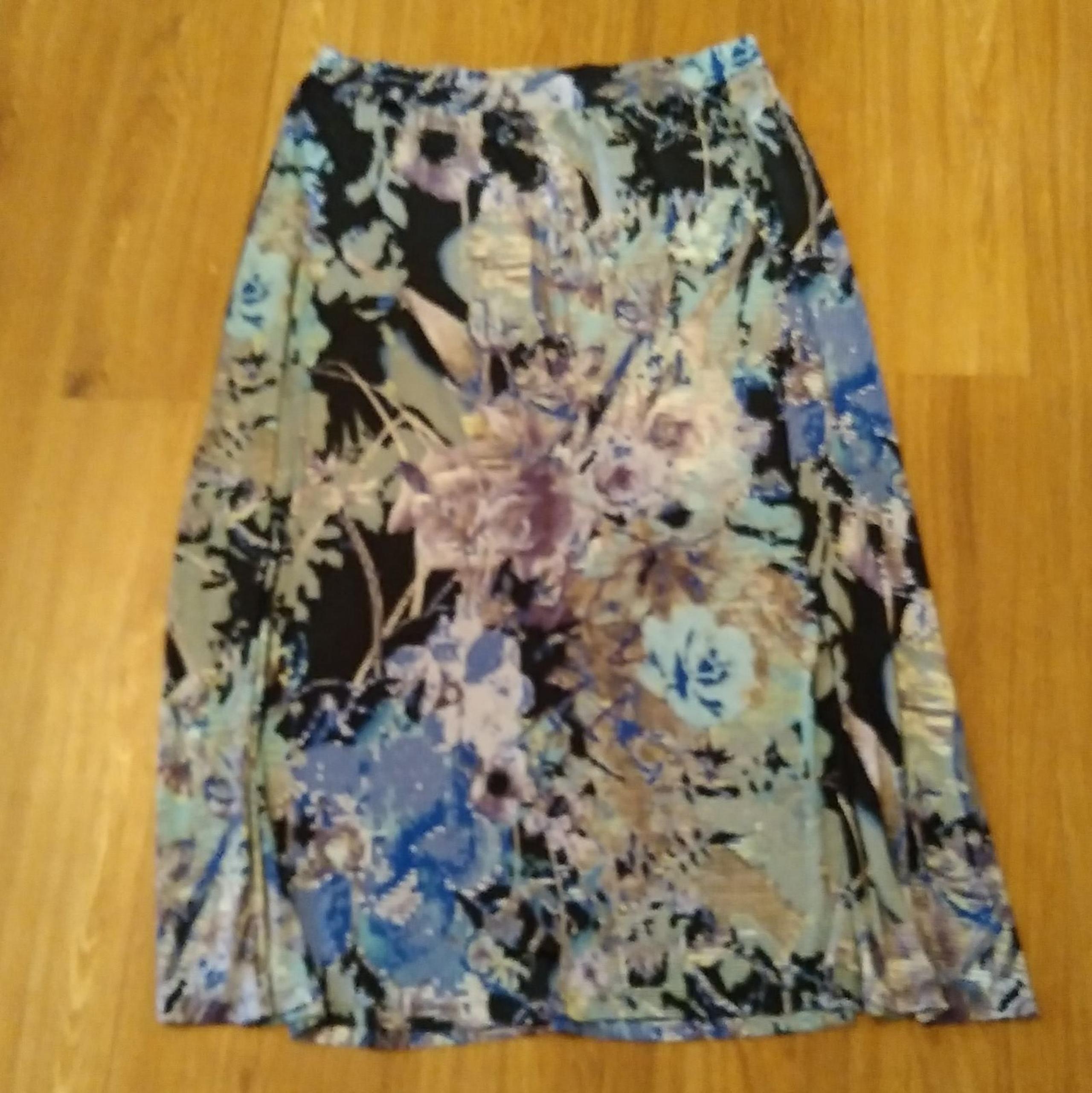 NWOT KASPER Stretchy Maxi Skirt 1X