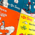 1957 Dr. Seuss The Cat In The Hat Hardcover Book Club Lot Of 4 Comes Back Fish