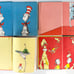 1957 Dr. Seuss The Cat In The Hat Hardcover Book Club Lot Of 4 Comes Back Fish
