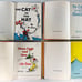 1957 Dr. Seuss The Cat In The Hat Hardcover Book Club Lot Of 4 Comes Back Fish