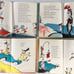 1957 Dr. Seuss The Cat In The Hat Hardcover Book Club Lot Of 4 Comes Back Fish
