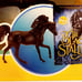 75th Anniversary Black Stallion Horse and Book Set-New in Box-Breyer Classic