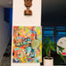 Original abstract acrylic art painting home decor