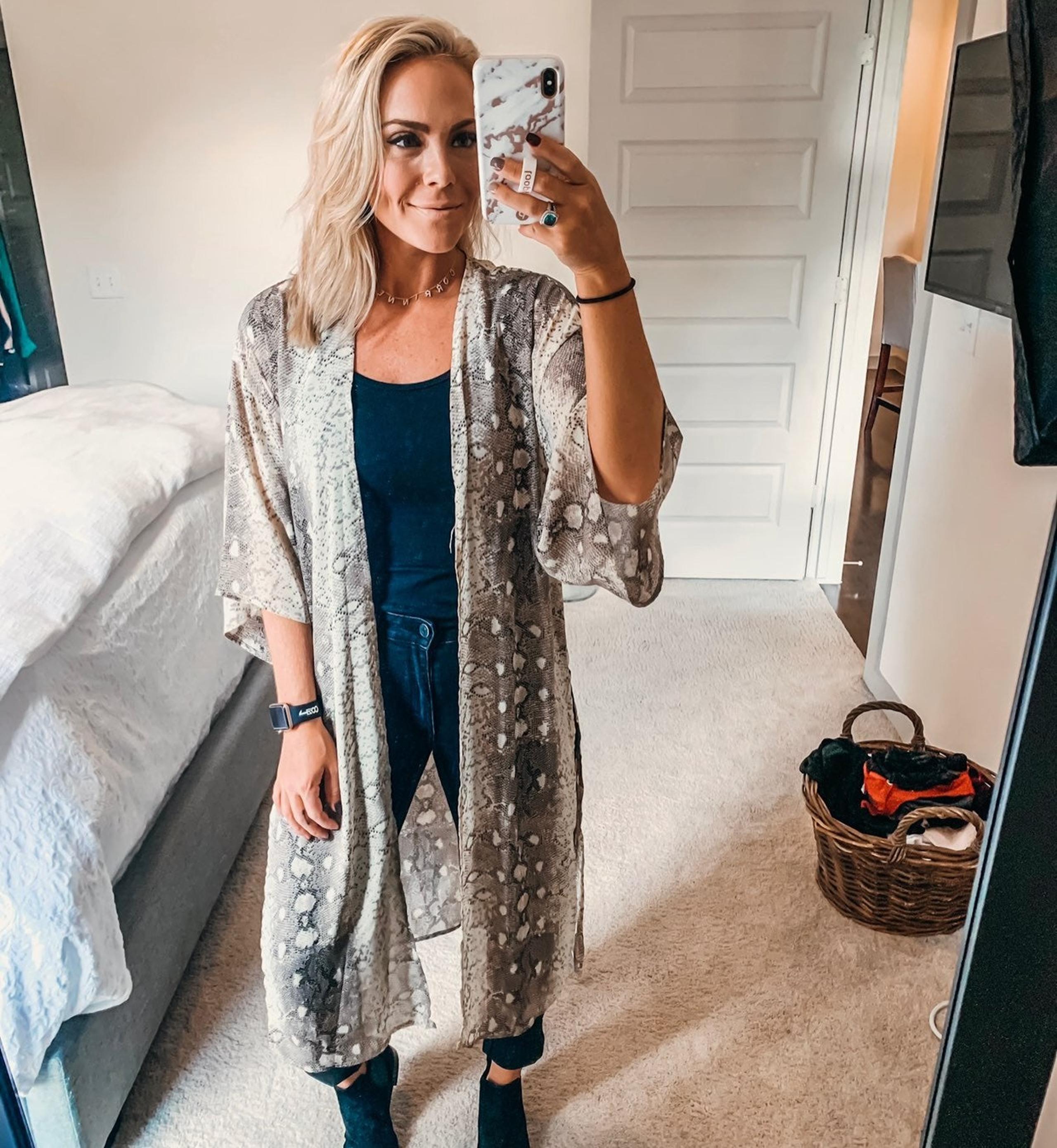 Snakeskin Cape/Cardigan