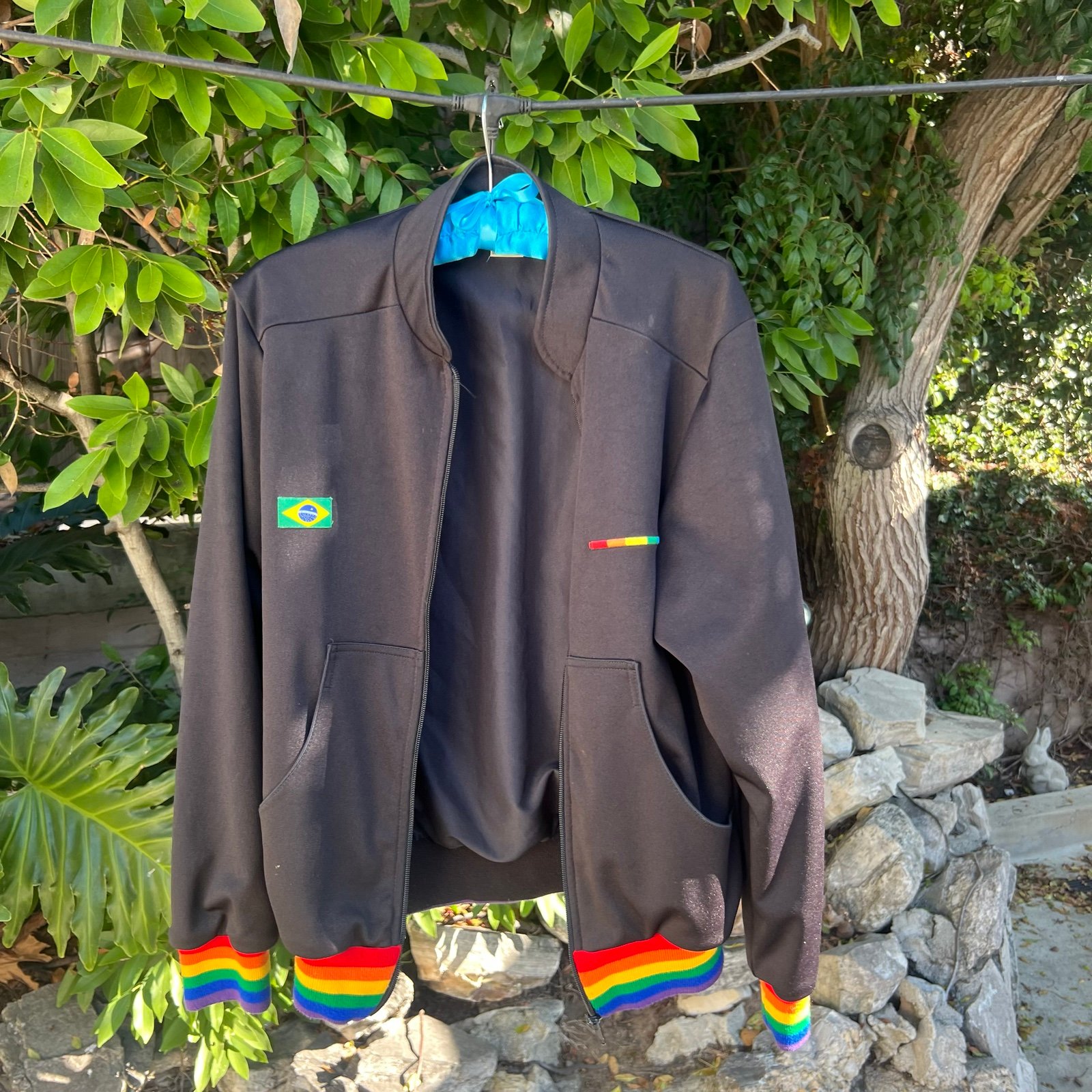 Unique Rainbow Lined Jacket