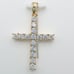 14K Gold Plated Cubic Zircon Pendant, INUS1BR008