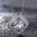 14K Gold Plated Cubic Zircon Pendant, INUS1BR008