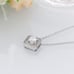 14K Gold Plated Cubic Zircon Pendant, INUS1BR008