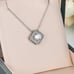 14K Gold Plated Cubic Zircon Pendant, INUS1BR008
