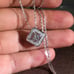 14K Gold Plated Cubic Zircon Pendant, INUS1BR008