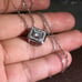 14K Gold Plated Cubic Zircon Pendant, INUS1BR008
