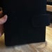 Naya Paperie b6/personal wide black suede ring planner!