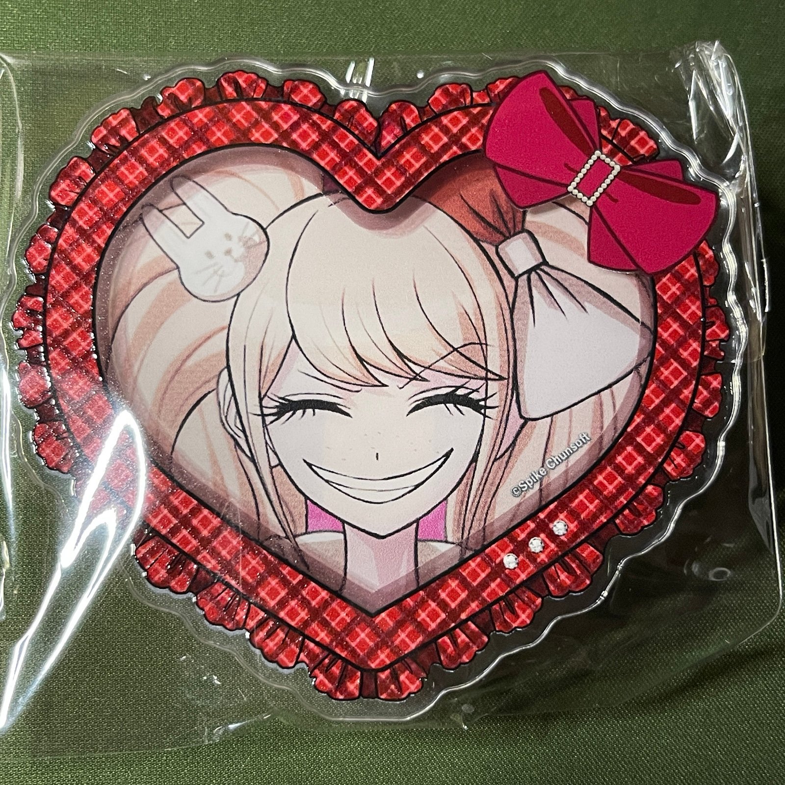 Danganronpa | Junko Enoshima | Heart Shaped Acrylic Pin