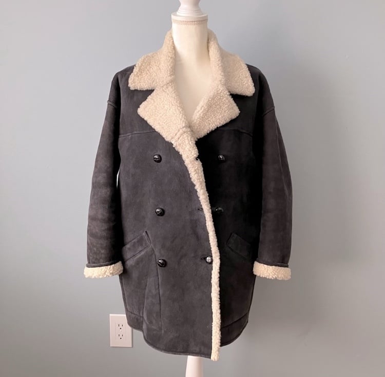Madewell Shearling Coat