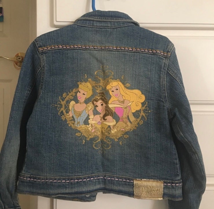 Disney Princess Denim sparkly jacket size size small