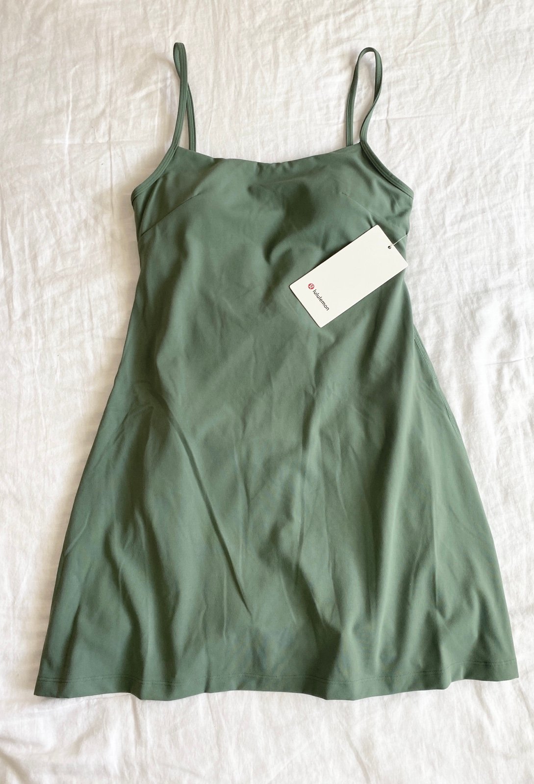 lululemon Align Cami Strap Dress | Grey Eucalyptus | 6