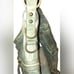 ISABELLA FIORE Vtg Large Blue Metallic Shimmer Stud Leather Hobo Handbag Satchel