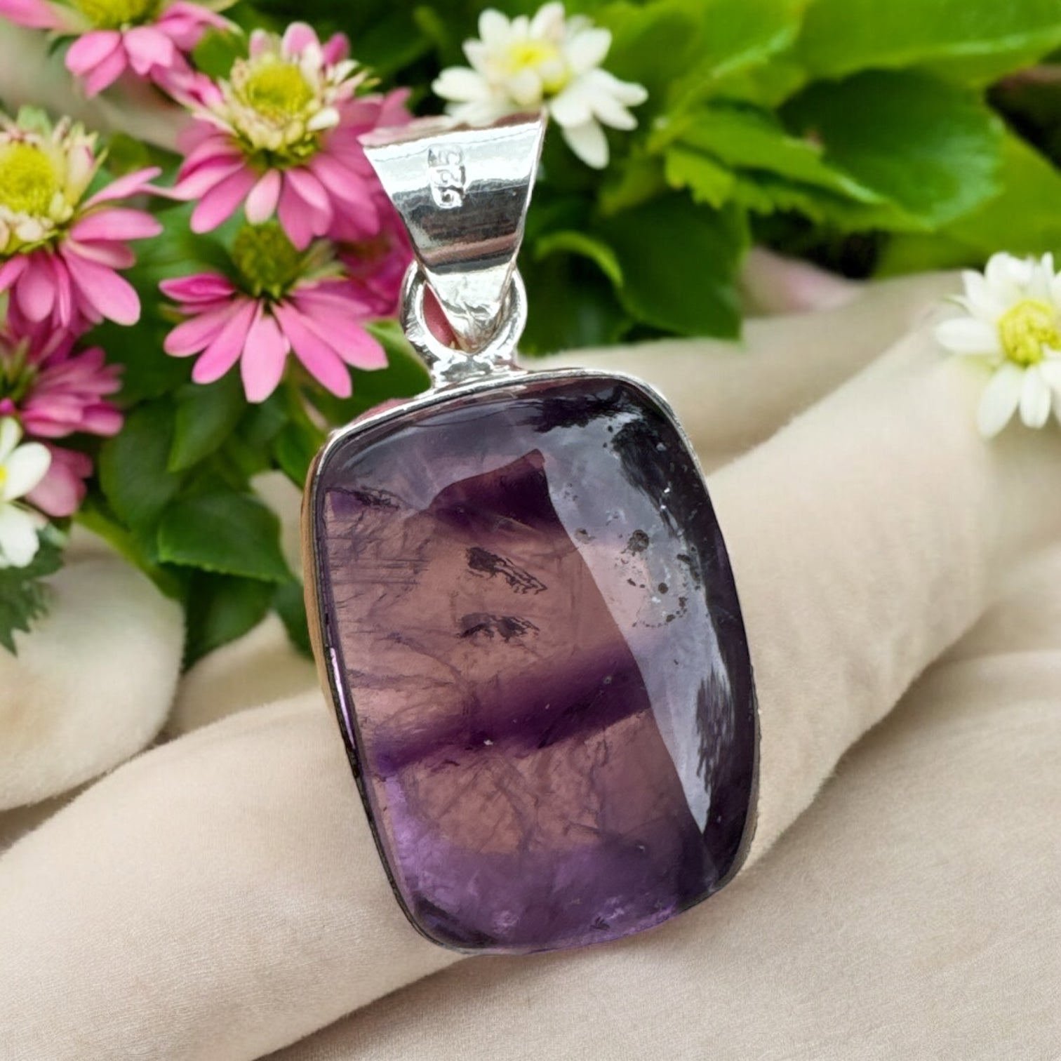 Ametrine Solid 925 Sterling Silver Pendant