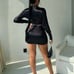 Satin skirt set