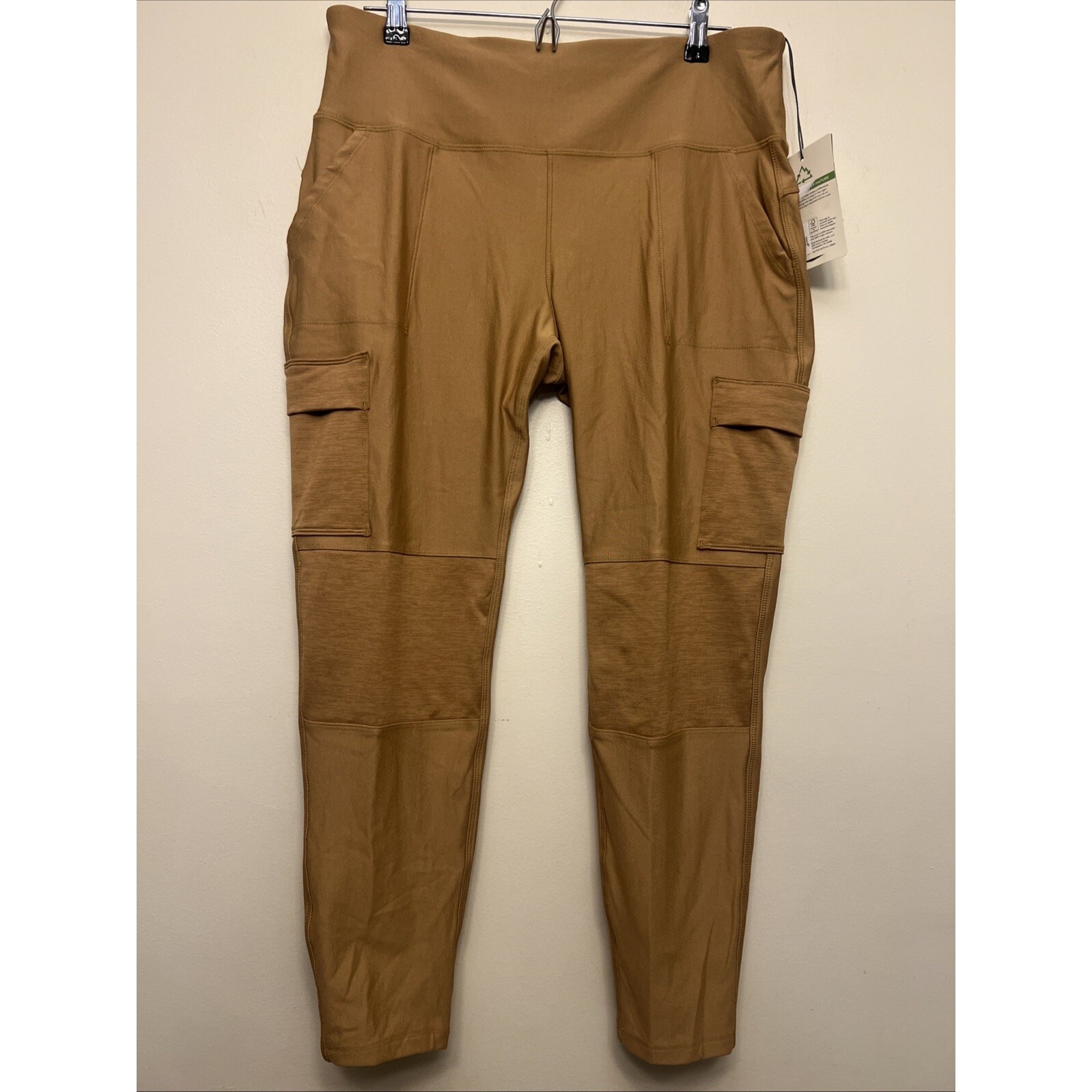 Alpine design women's high rise leggings, XL, light brown NWT