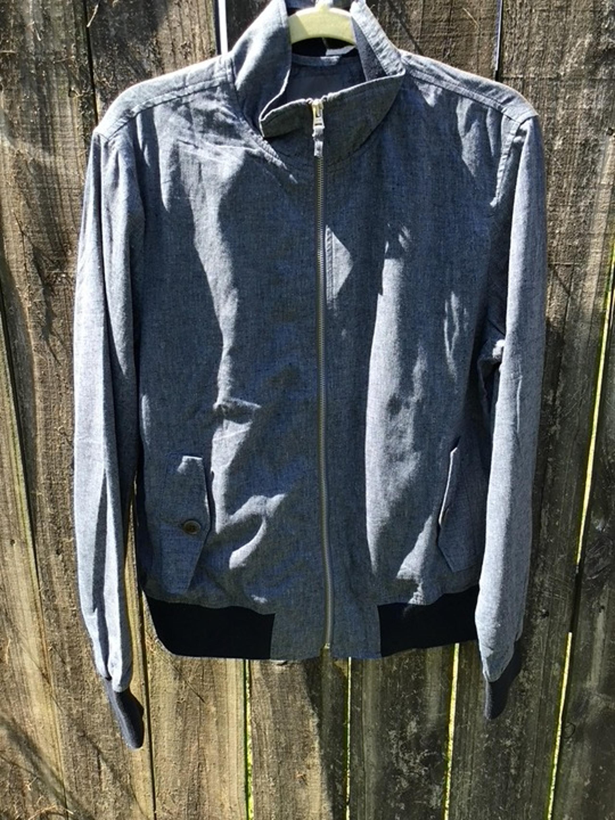 Bonobos Chambray Bomber Jacket