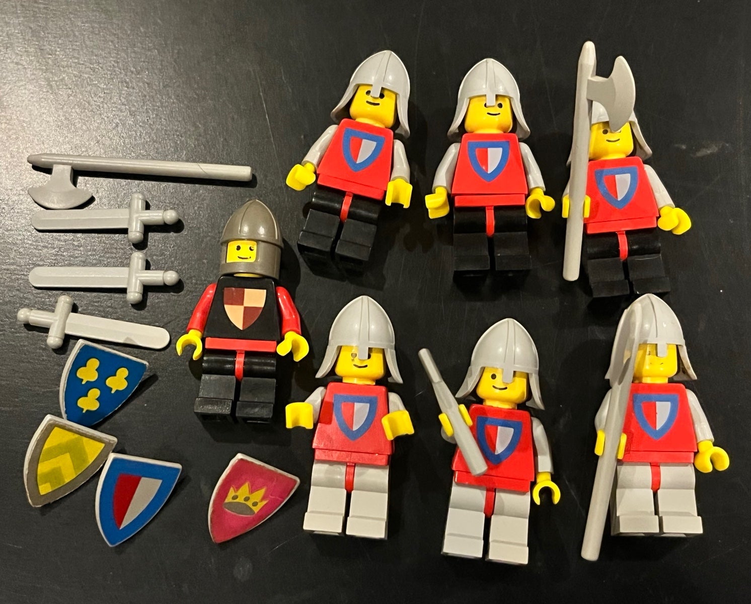 Lego mini figures collection vintage castle knights procession minifigs lot #1