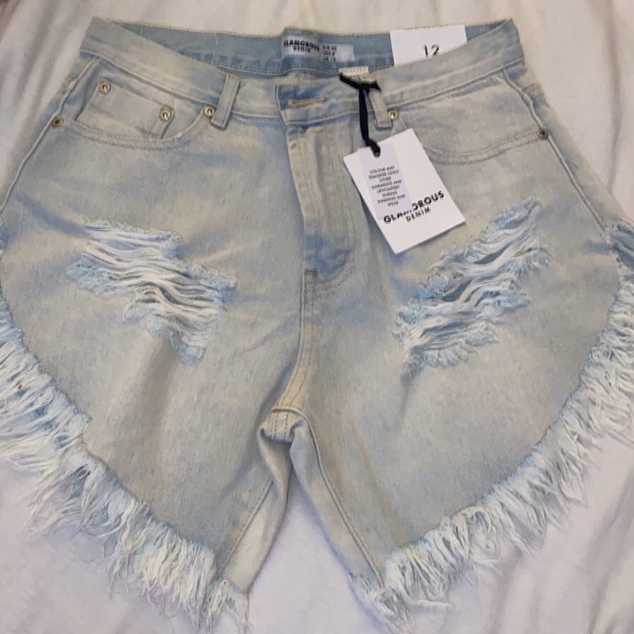 Denim festival shorts